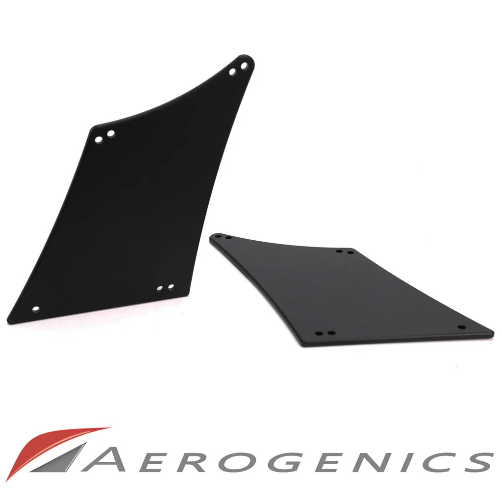 Billet Solid Wing Stands For Voltex GT Wings - 245mm (Curved Trunk)