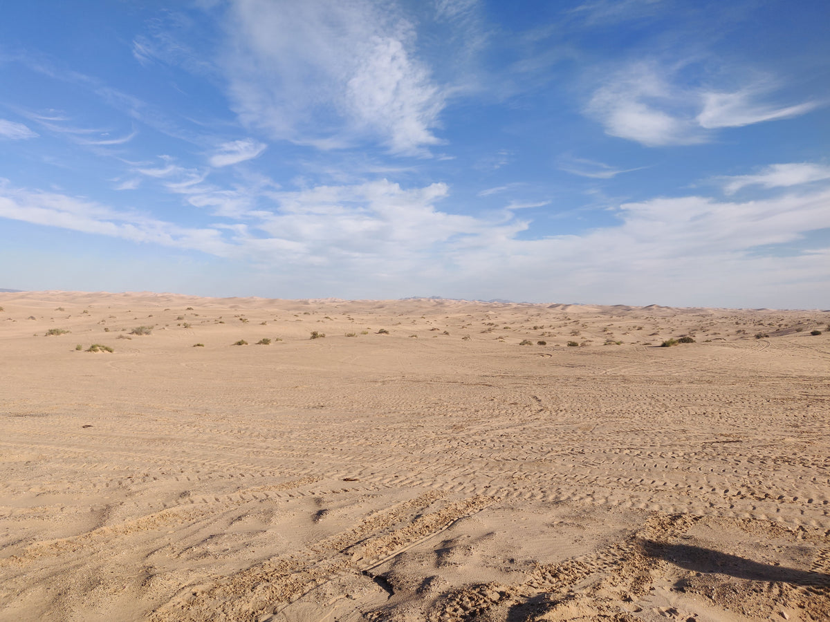 Desert landscape at sunset – Aerogenics off-road adventure