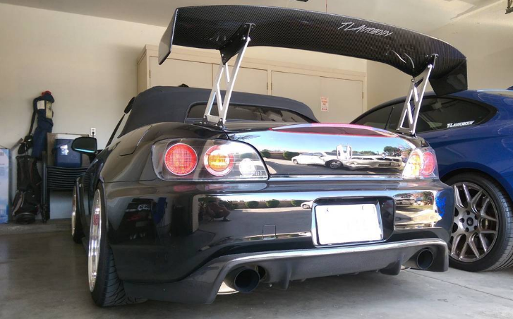 Aerogenics 295mm stands for Voltex GT wings [S2000/Civic/EVO/etc] - Aerogenics