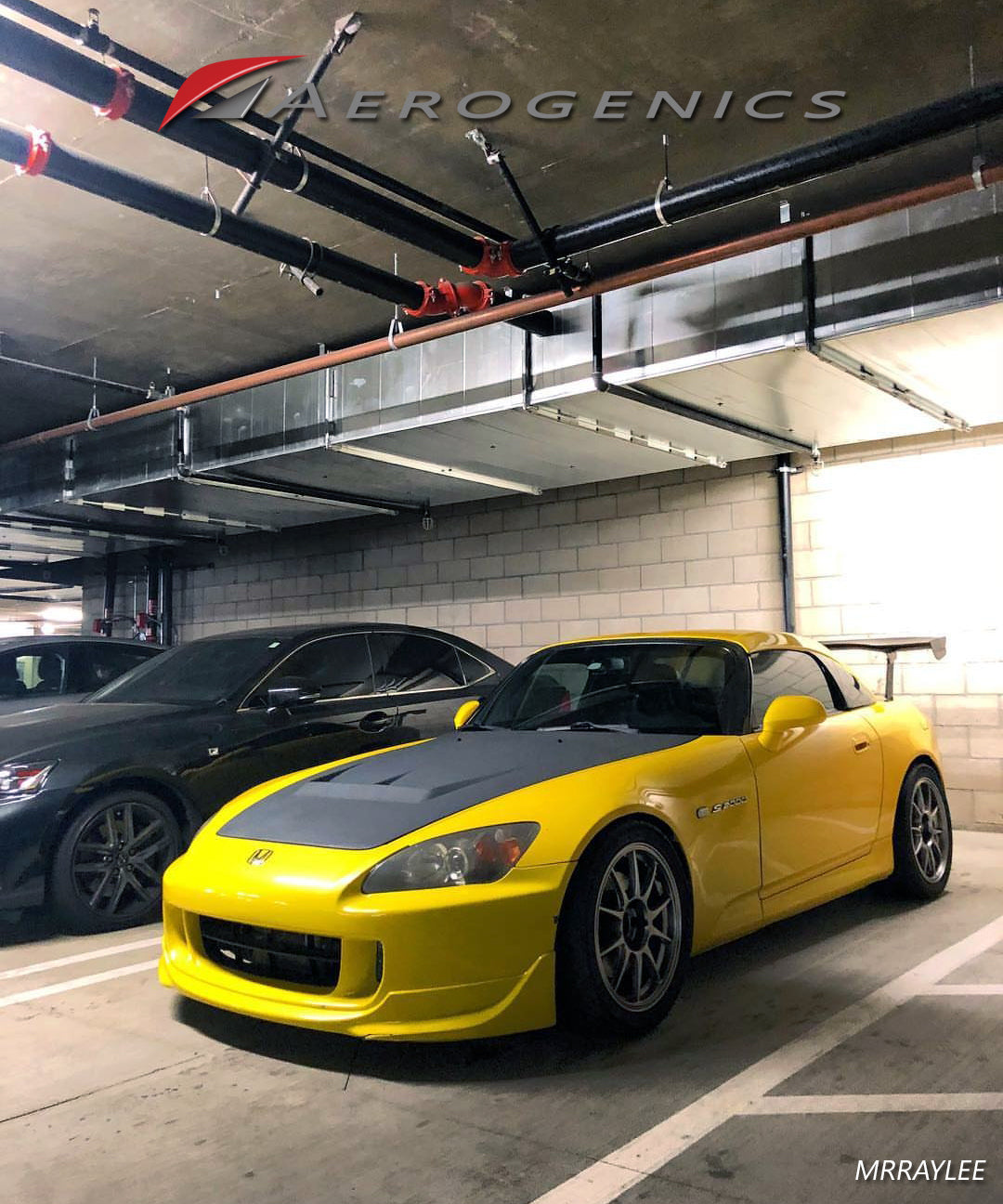Billet Solid Wing Stands For Voltex GT Wings - 275mm (Curved Trunk)