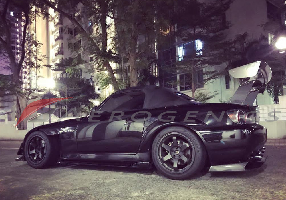 Billet Solid Wing Stands For Voltex GT Wings - 275mm (Curved Trunk ...
