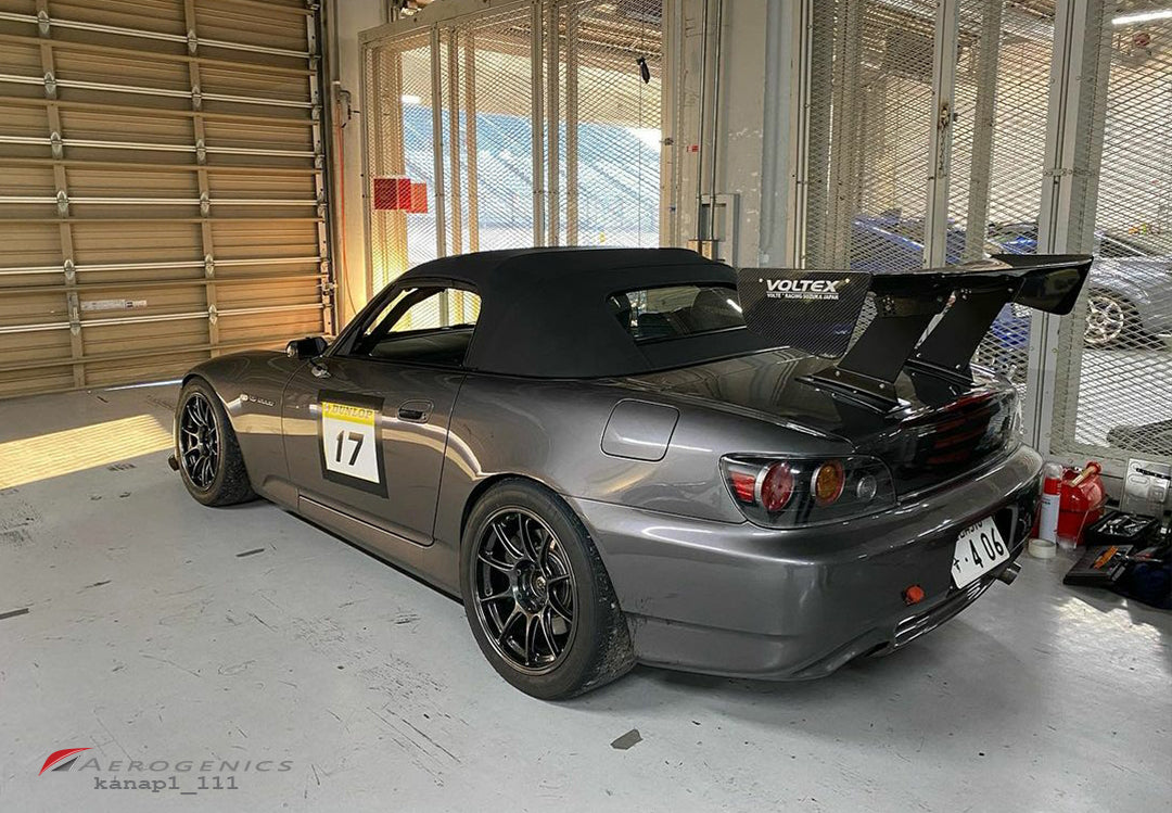 Billet Solid Wing Stands For Voltex GT Wings - 275mm (Curved Trunk)