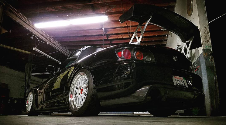 Aerogenics 295mm stands for Voltex GT wings [S2000/Civic/EVO/etc] - Aerogenics
