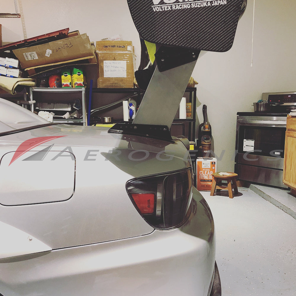 Billet Solid Wing Stands For Voltex GT Wings - 325mm (Flat Trunk