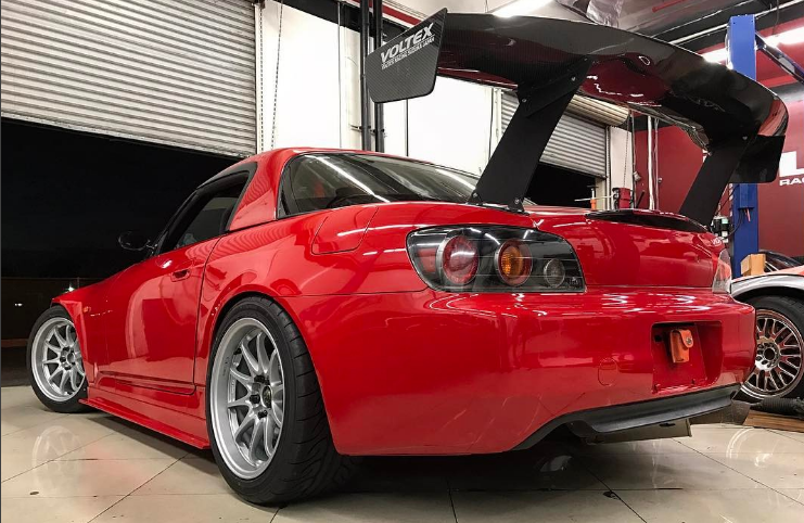 Aerogenics 295mm solid stands for Voltex GT wing [S2000/Civic/etc] - Aerogenics