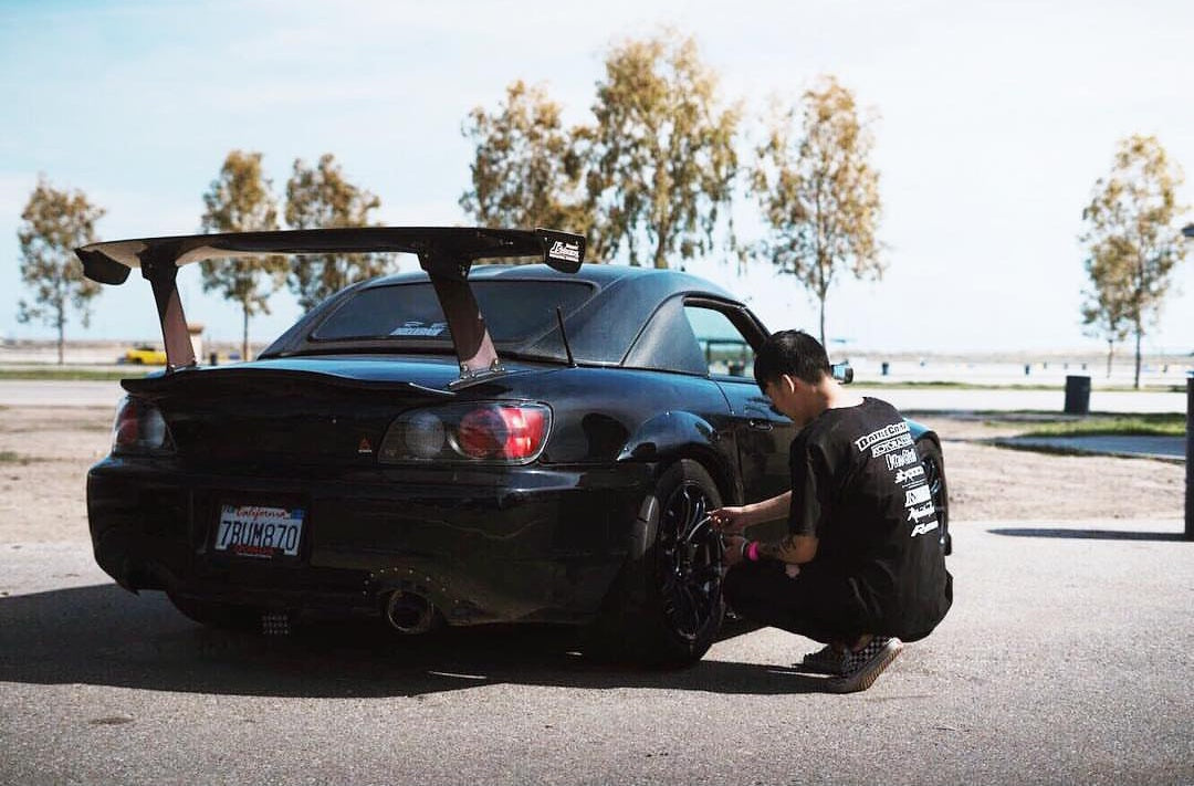 Aerogenics 295mm solid stands for Voltex GT wing [S2000/Civic/etc] - Aerogenics