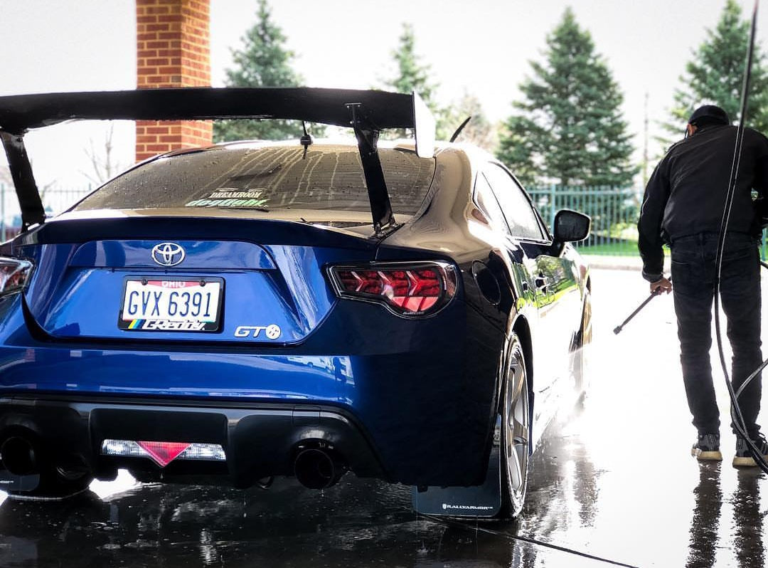 Aerogenics 295mm solid stands for Voltex GT wing [S2000/Civic/etc] - Aerogenics