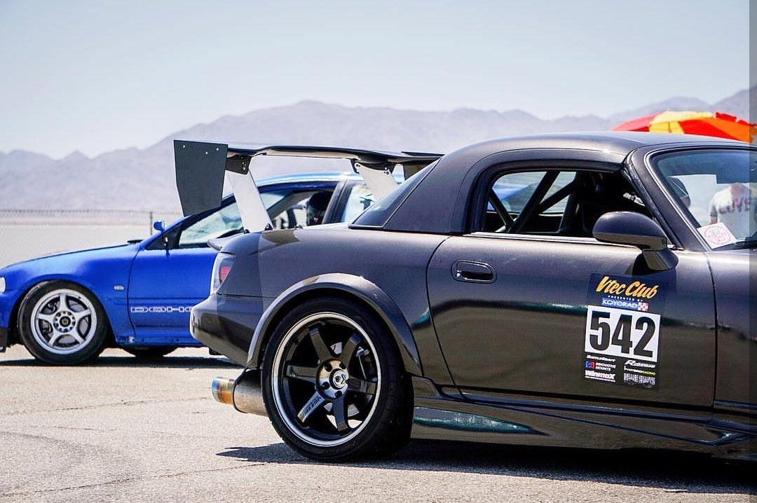 Aerogenics 295mm solid stands for Voltex GT wing [S2000/Civic/etc] - Aerogenics