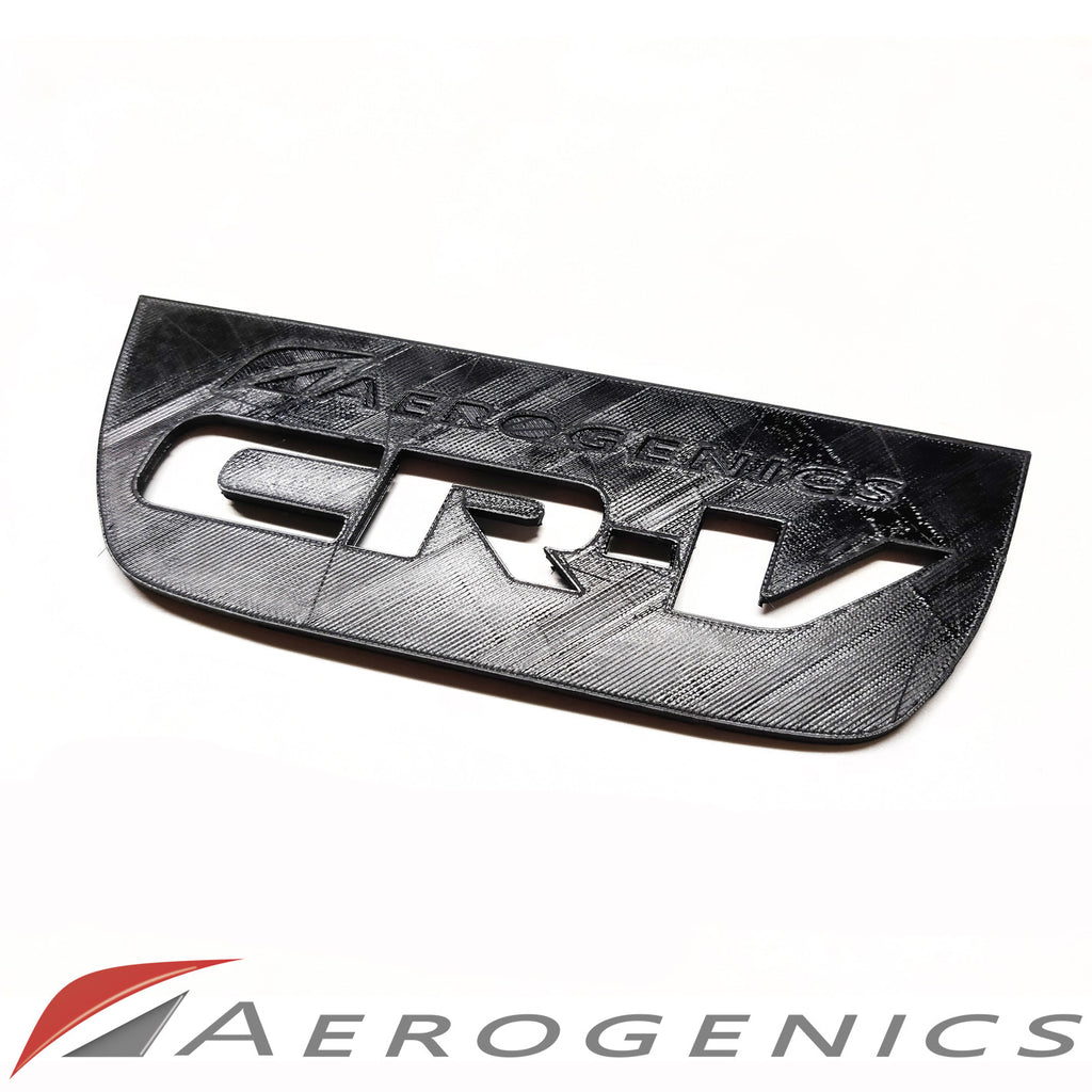 Add Gas! JDM Rising Sun Acrylic 3rd Brake Light Cover For Honda CR-V RD1 (1997-2001) - Black Housing & Lens, Tape Mount