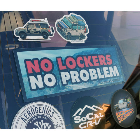 "No Locker No Problem" Decal