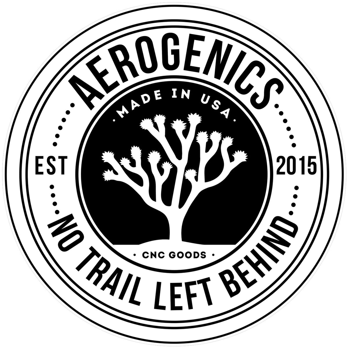 "No Trail Left Behind" Decal