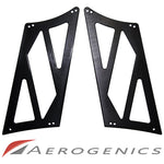 Billet Solid Cut Out Wing Stands For Voltex GT Wings - 325mm (Flat Trunk)