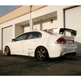 Billet Solid Cut Out Wing Stands For Voltex GT Wings - 125mm (Flat Trunk)